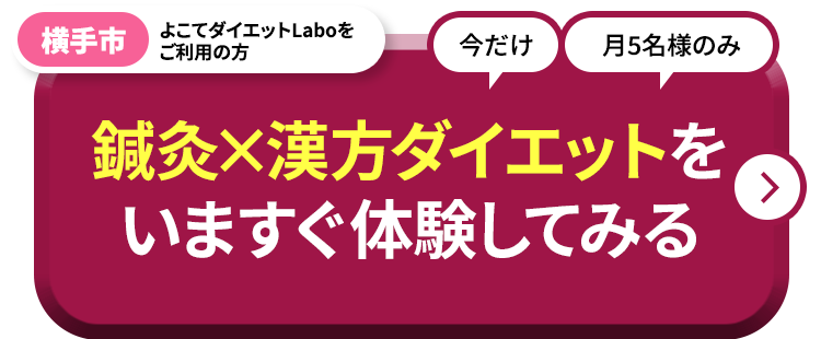 鍼灸×漢方ダイエットの施術体験